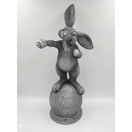 Ф271 Садовая фигура «Зайчик Владлен» 20*22*62