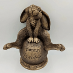 Ф275б Садовая фигура «Зайчик Мартин» (бронза) 35*24*40