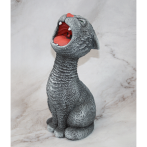 Ф385 Садовая фигура "Кот Орацио" (серый) 15*15*36