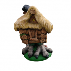 сц.Ф070 Фигура "Избушка с соломенной крышей"