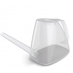 IKRI17-CPNO_S449 Лейка Rivo 1,7 л прозрачный/белый (transaprent/white)