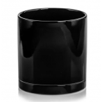 31.171.13 Кашпо с поддоном Piano d13, h14 см черный (ш/к 1577)