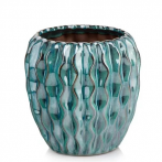 77.708.19 Кашпо Vintage d19; h19 см бирюзовый (ш/к 1836)