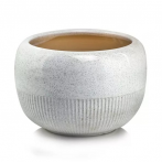 01.707 Ком-т кашпо Mood (d19,h15, d27,h19 см) белый (ш/к 1386)