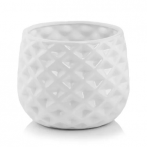 39.052.16 Кашпо Barcelona d16; h13 см белый (ш/к 9151)