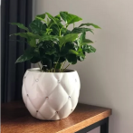 02.694.16 Кашпо Moon d16, h13 см белый (ш/к 6910)