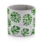 05.240.20 Кашпо Rustic Monstera d20; h20 см монстера (ш/к 8593)