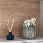 05.327.14 Кашпо Rustic d16, h13 см бело-голубой мрамор (ш/к 7519)