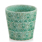 07.117.14 Кашпо Vintage d14, h13 см бирюзовый (ш/к 0817)