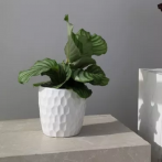 01.716.21 Кашпо Mood d21,h19 см белый (ш/к 5420)