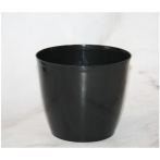 Горшок для рассады многоразовый INGREEN ECO BASE с дренажными отверстиями 1,4 л черный