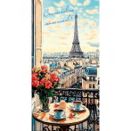 Dream Cards Конверт для денег Счастливых моментов (холст, завтрак мечты) ЛХ-0197