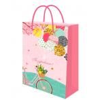 Optima Пакет подарочный с глянц.лам. 32*45*8 см (XL) Весенний праздник ,128 г (собс.разр.) ППК-7088