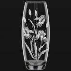 966-Г Ваза "Ирисы" d11 h26 см (подароч. упаковка) (ш/к 3914)