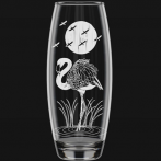 966-Г Ваза "Фламинго" d11 h26 см (подароч. упаковка) (ш/к 3921)