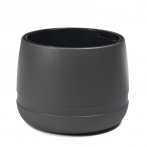 109 Кашпо КОМА ваза Ø35см выс.30см 14л антрацит с вкладышем