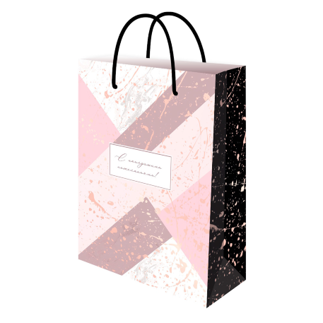 Optima Пакет подарочный с глянц.лам. 22*31*10 см (ML) Пастель, 128г (соб.разр) ППК-7900