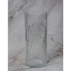 1158 ЯСЛО-01 Ваза из стекла текстурная большая h35, d15 см