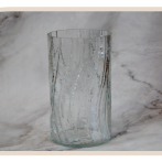 1159 ЯСЛО-02 Ваза из стекла текстурная средняя h25, d15 см