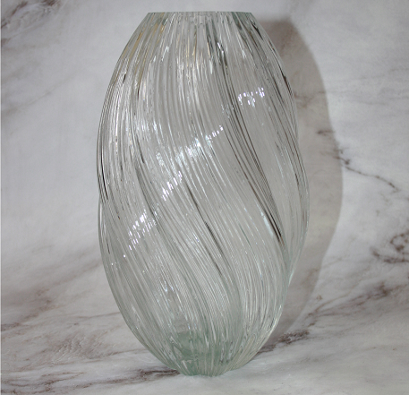 Ваза Торнадо выс.26см прозрачный