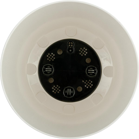 Горшок для цветов InGreen Ветер D340мм/40 л с дренажной вставкой 18,7л белоснежный жасмин