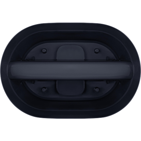 Ящик балконный на перила InGreen Флора, двусторонний, 40см, 12л, фиксаторы, вулканический серый