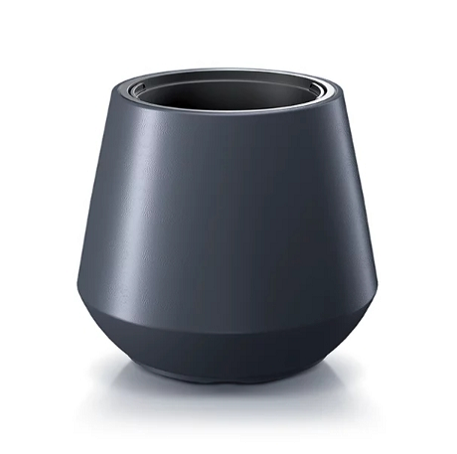 DBHET400-S433 Кашпо ХЕОС Ø39.5; выс.353 см 8/32 л антрацит (anthracite) с вкладышем