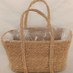 Корзина плетеная (рогоз): 33X23XH18 B27X15 B27X15, 1 шт.