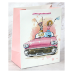 Dream cards Пакет подарочный мат.лам, глиттер 18х23х10см(М), Подружки 210 г ПКП-9231