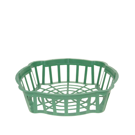 1250 Корзина для луковичных FORM овал d20; h6 см; зел. *