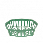 1255 Корзина для луковичных FORM овал d25; h6 см; зел.