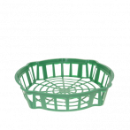 1260 Корзина для луковичных FORM овал d30; h6 см; зел.