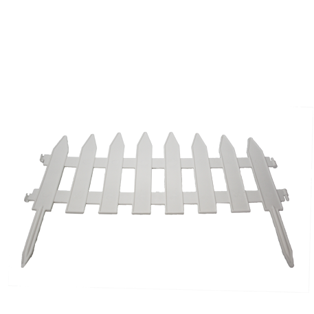 Забор Флора (1секция) 31*16 белый *