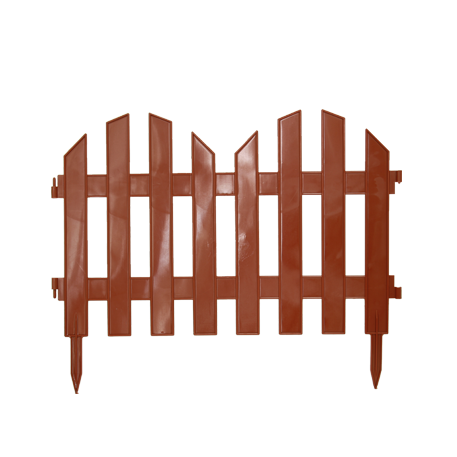 Забор декор. № 4 (7 секц.) (35*300 см) терра