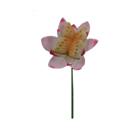 018651 Штекер "Бабочка на цветке" 5,5*6*3,5 см *