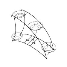 Подставки для цветов 17%