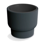 DBMLR400-S433 Кашпо MILLY d39,5 h35см 20/33л антрацит (anthracite) с вкладышем (ш/к 7976)*