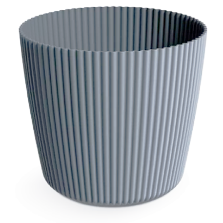 DMI300-443U Кашпо Milly Round d29,2 h25,8см 13,5л св. серый (light gray)